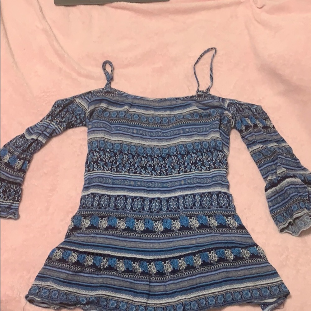 Blue summer top
